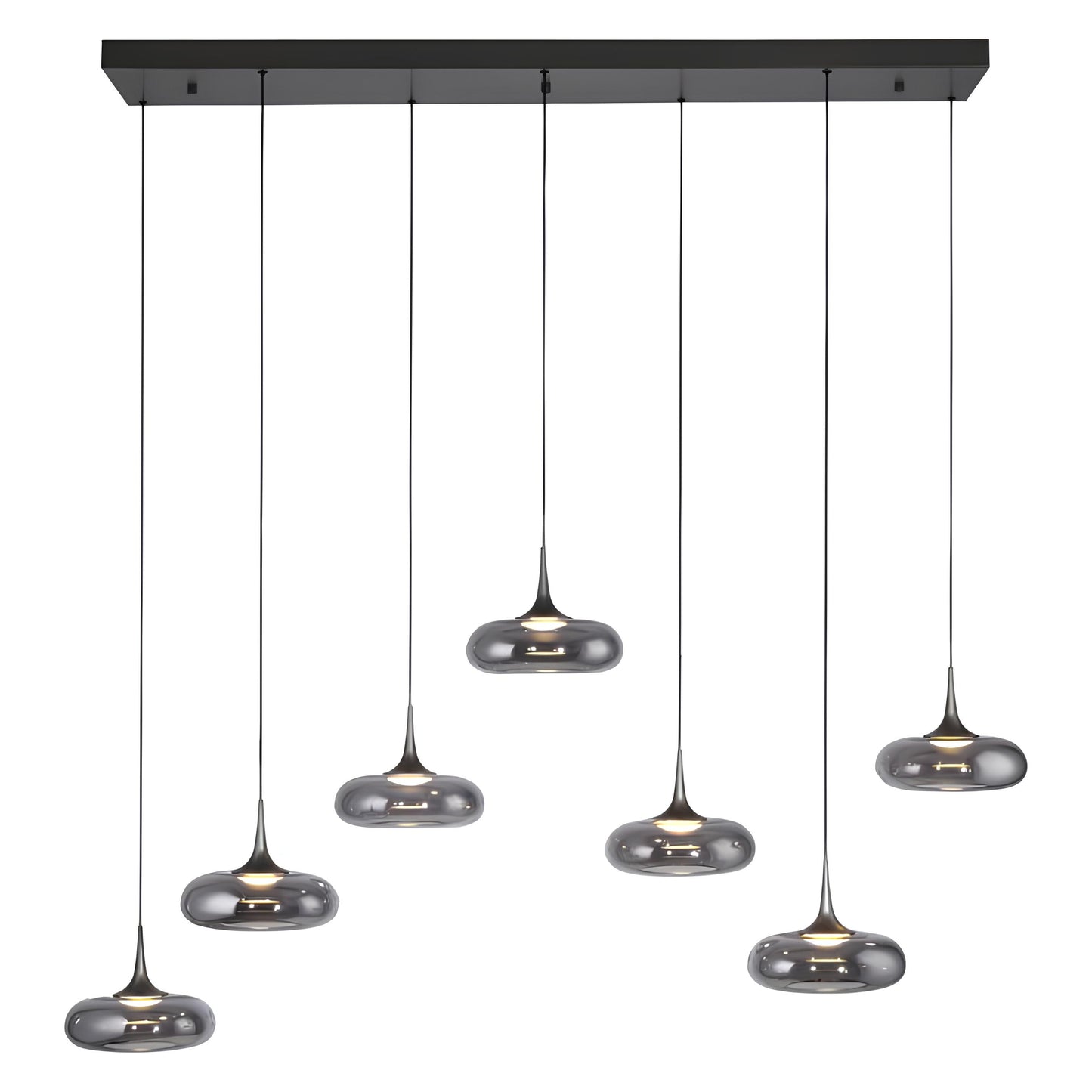 Piekaramā lampa POSH 200/42/140 cm melns