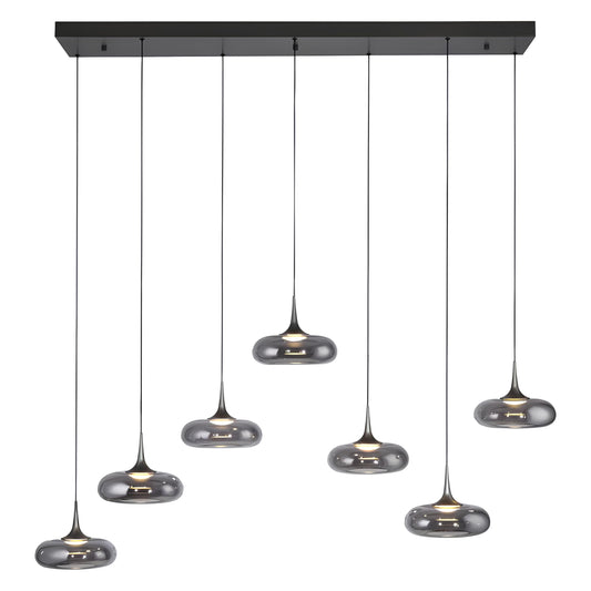 Piekaramā lampa POSH 200/42/140 cm melns