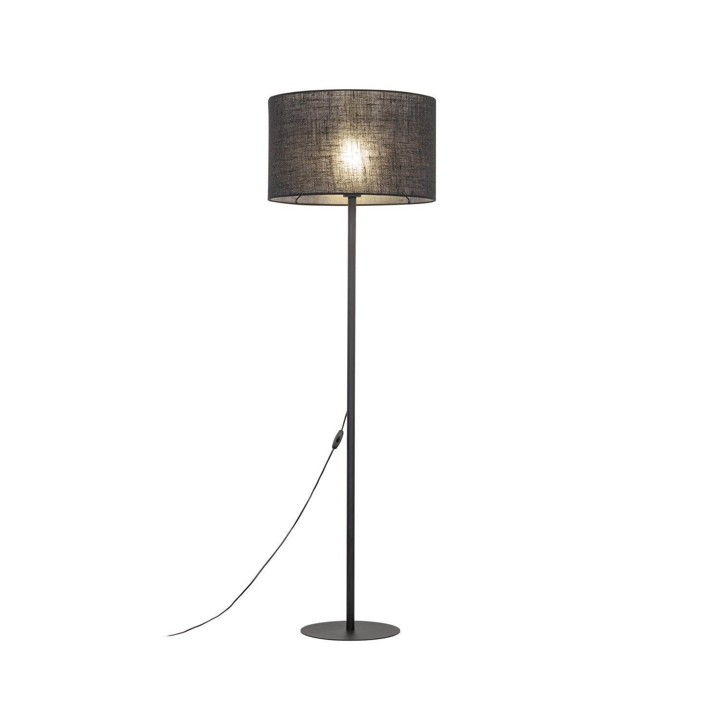Stāvlampa Glori 500 × 500 × 1600 mm melns - N1 Home