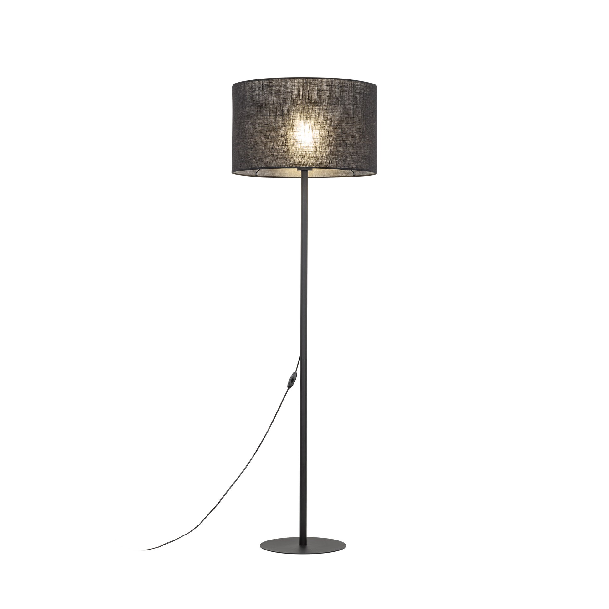 Stāvlampa Glori 500 × 500 × 1600 mm melns - N1 Home
