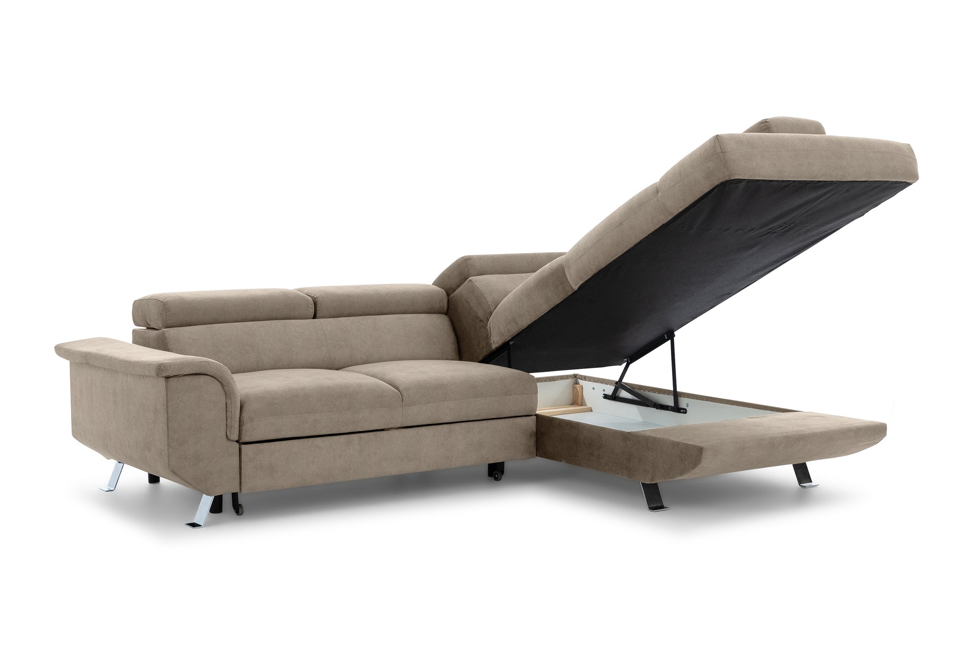 Dīvāns Zali 280/110/205 cm tumši bēšs - N1 Home