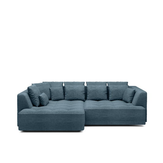 Dīvāns BOHO 286/136/207 cm zils - N1 Home