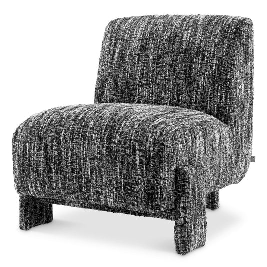 Krēsls Rockdale Eichholtz 76/86/84 cm Bouclé sonata black - N1 Home