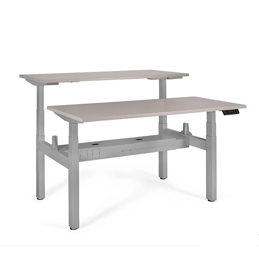 Galds Aktiva II 140; 160/70 cm pelēks/bēšs - N1 Home