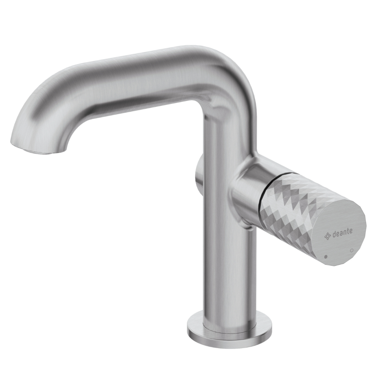 Izlietnes maisītājs ar taisnstūra snīpi Silia Hexa 170 mm matēts tērauds - N1 Home