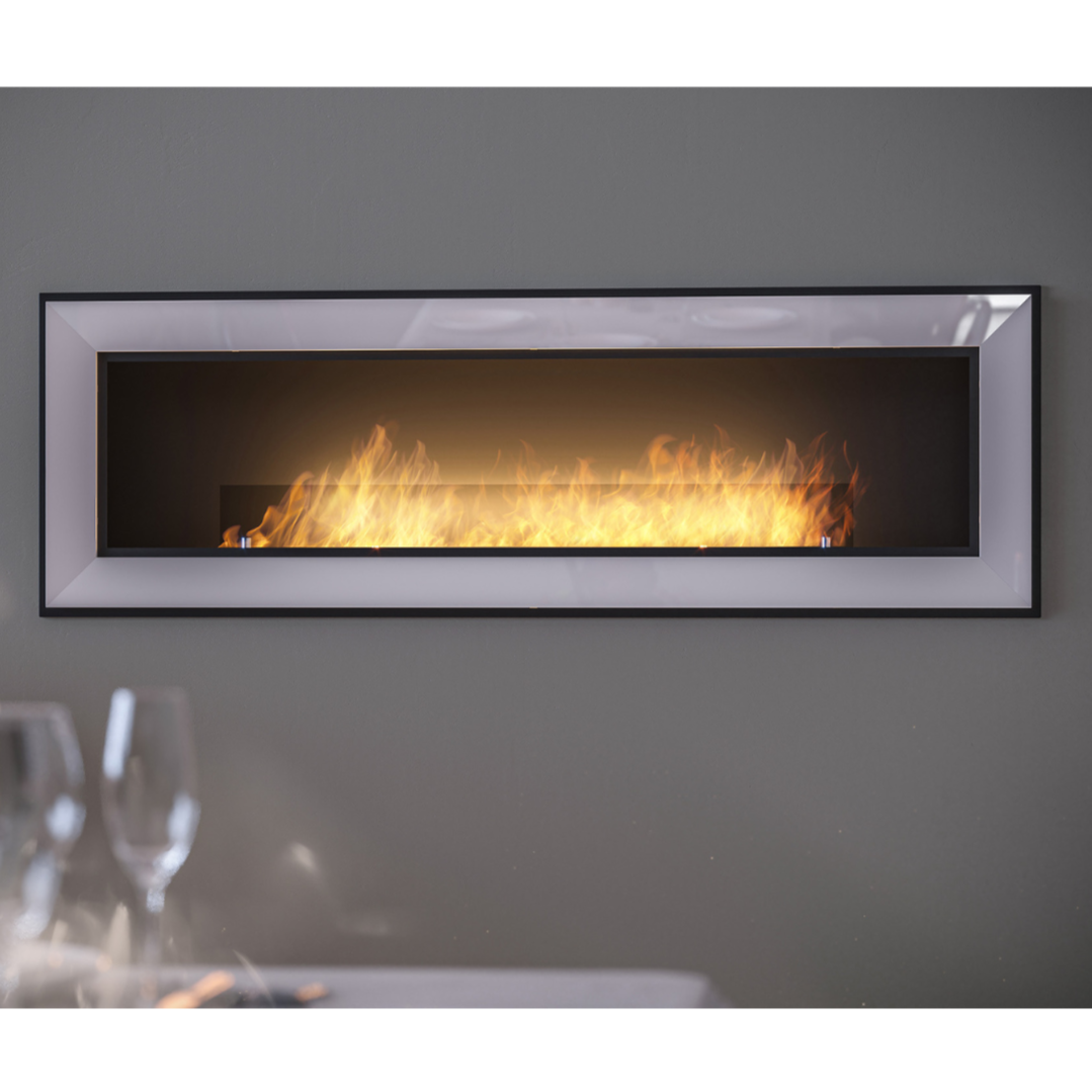 Biokamīns Frams 1500 150/49/20 cm balts - N1 Home