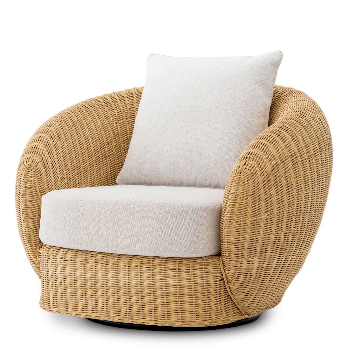 Krēsls Rafael Eichholtz 100/92/84 cm Natural rattan | sentier cream - N1 Home