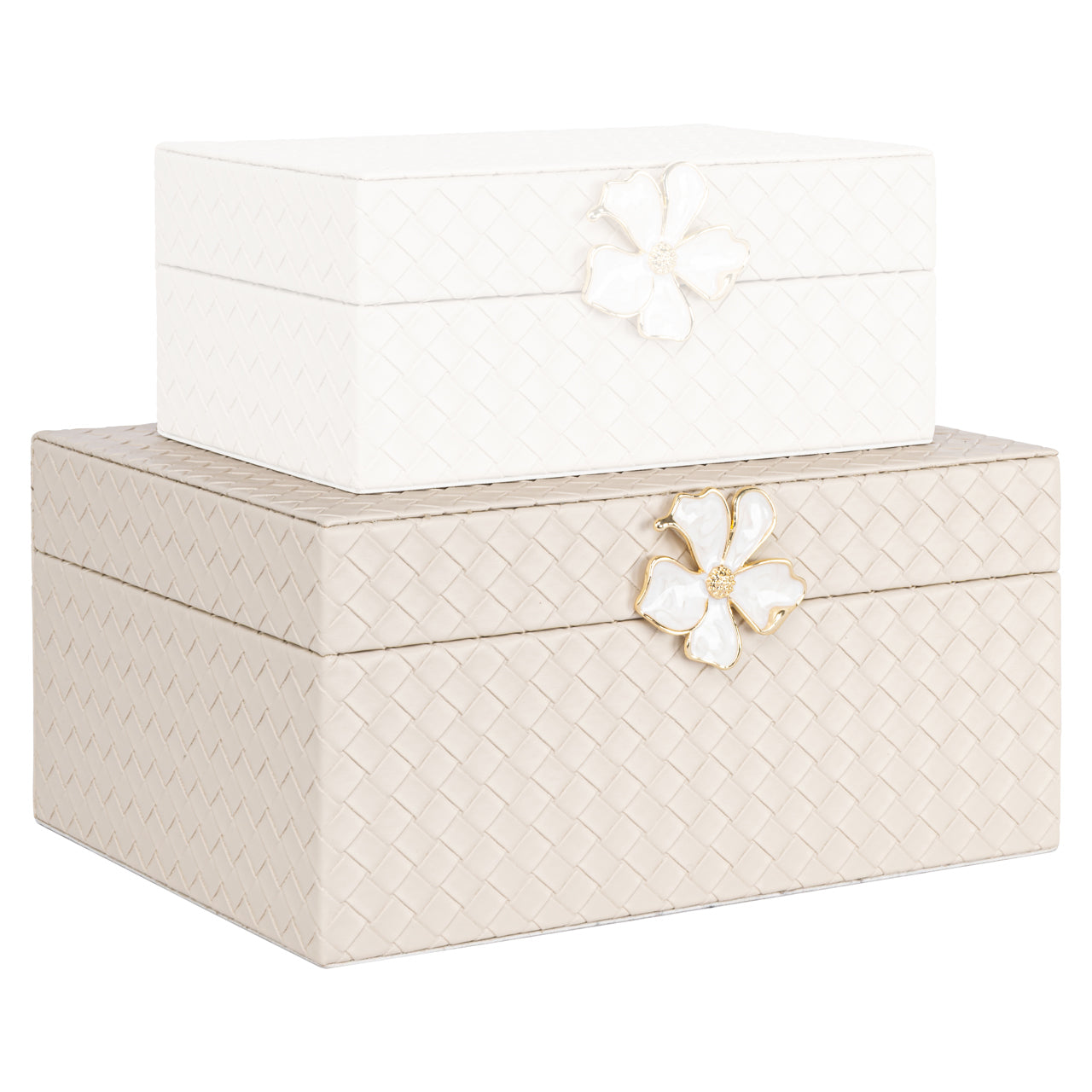 Uzglabāšanas kaste Lillie L 11/23/18,5 cm ivory