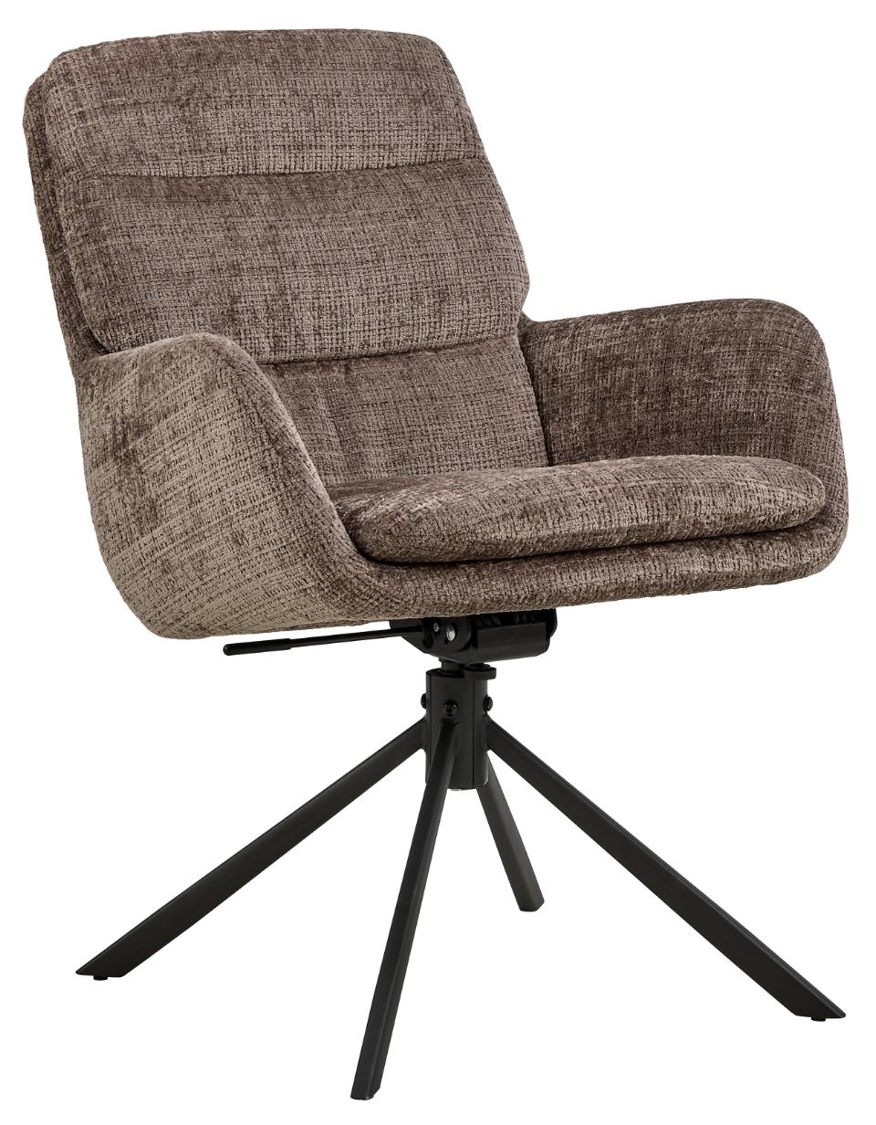 Krēsls Edgi 61/67/94 cm dusty brown 24 - N1 Home