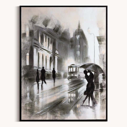 Glezna City 60/80 cm pelēks - N1 Home