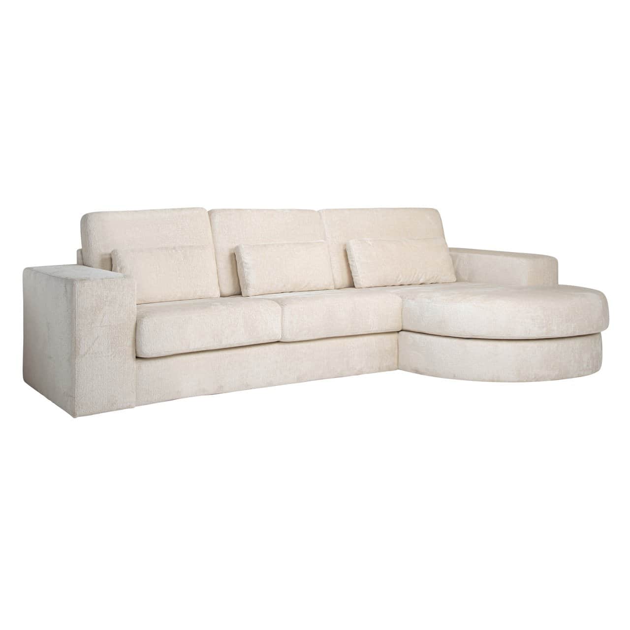 Dīvāns Felix Richmond Interiors 300/160/89 cm white chenille