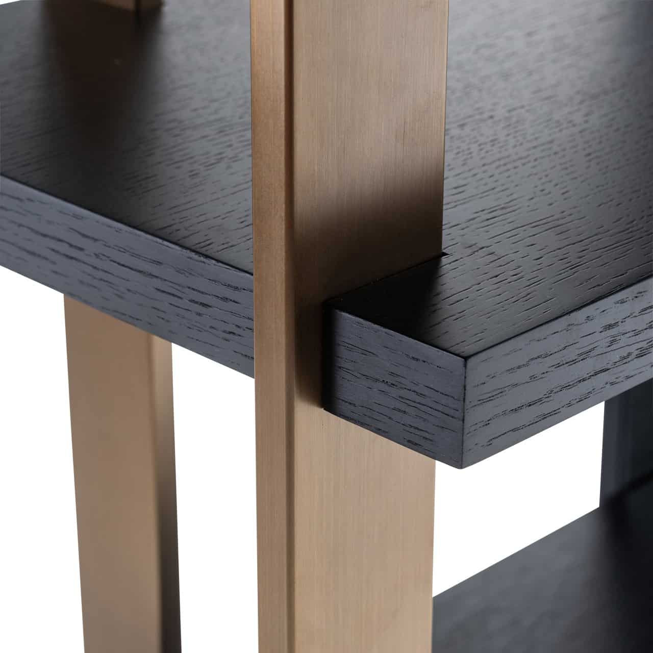 Vitrīna Alexander Jones Richmond Interiors 112/218/44 cm charcoal (Rigley)