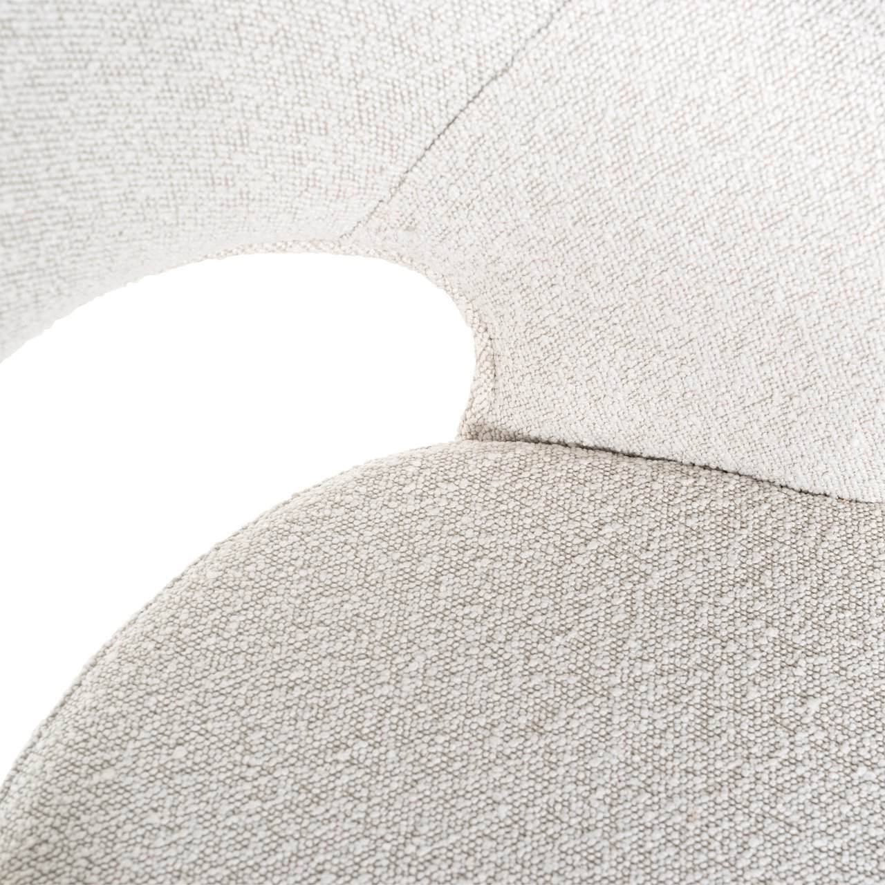 Bāra krēsls Savoy Richmond Interiors 50/57/113 cm white bouclé - N1 Home