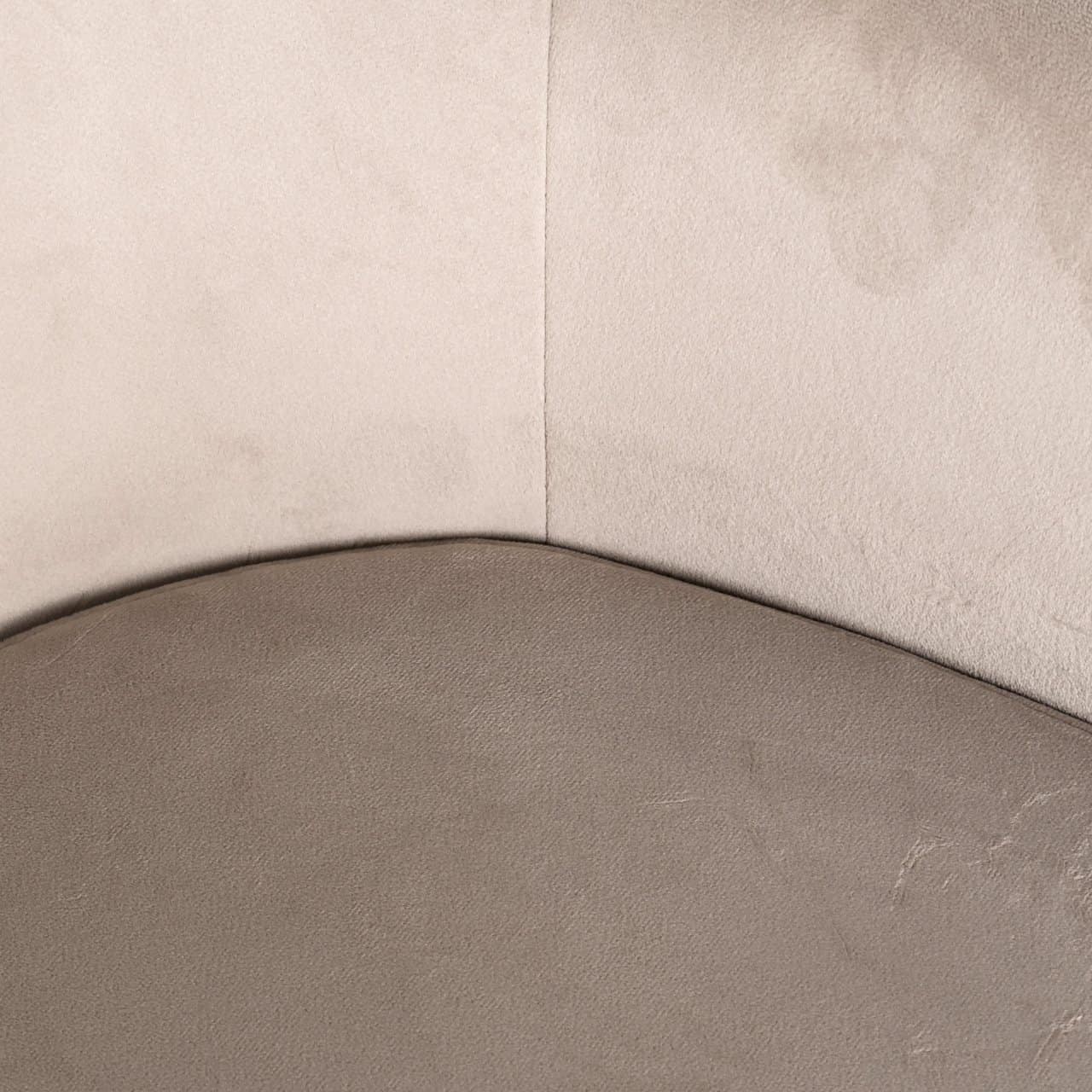 Krēsls Fay Richmond Interiors 57/79/61 cm khaki velvet fire retardant