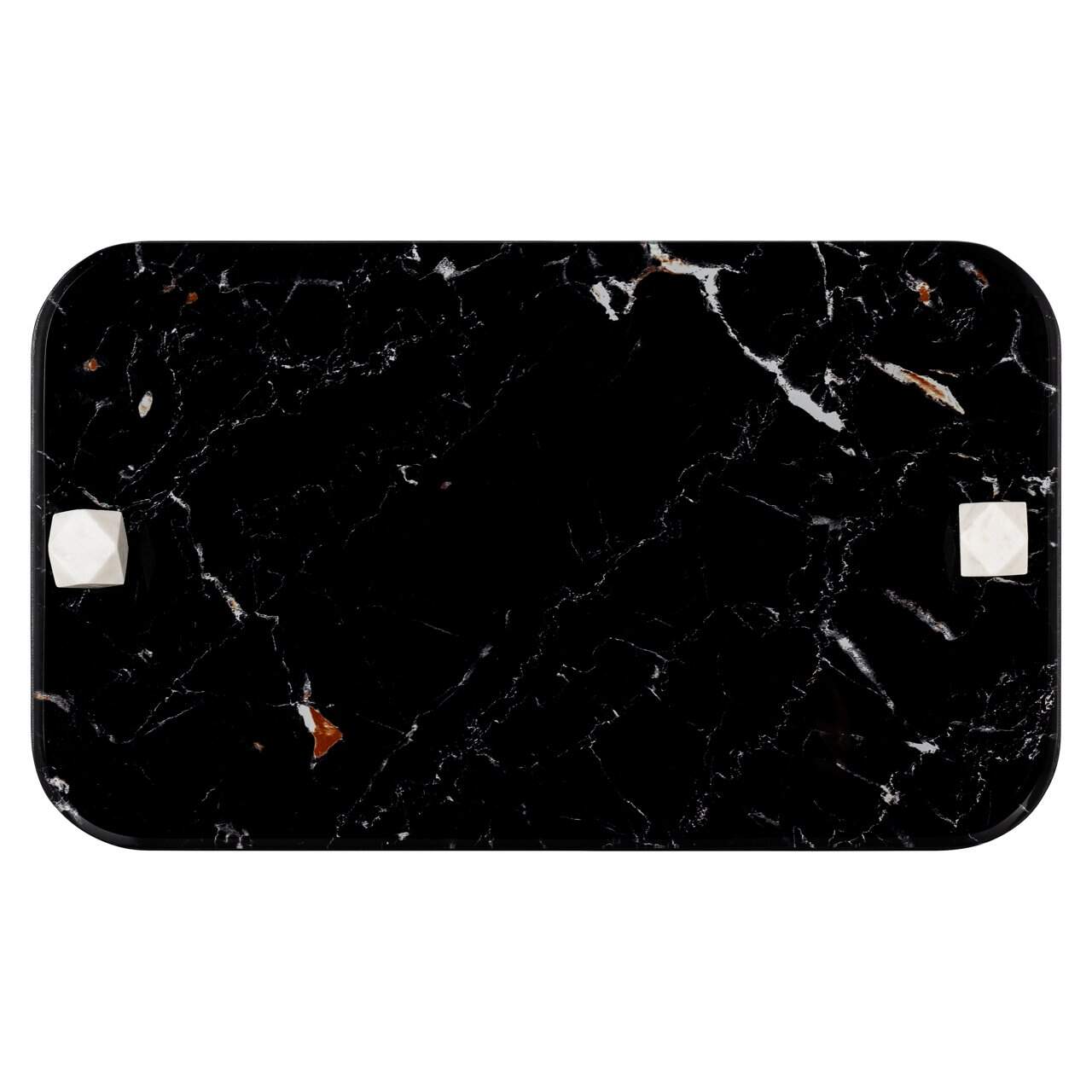 Paplāte Yaya Richmond Interiors 25/43/6 cm melns