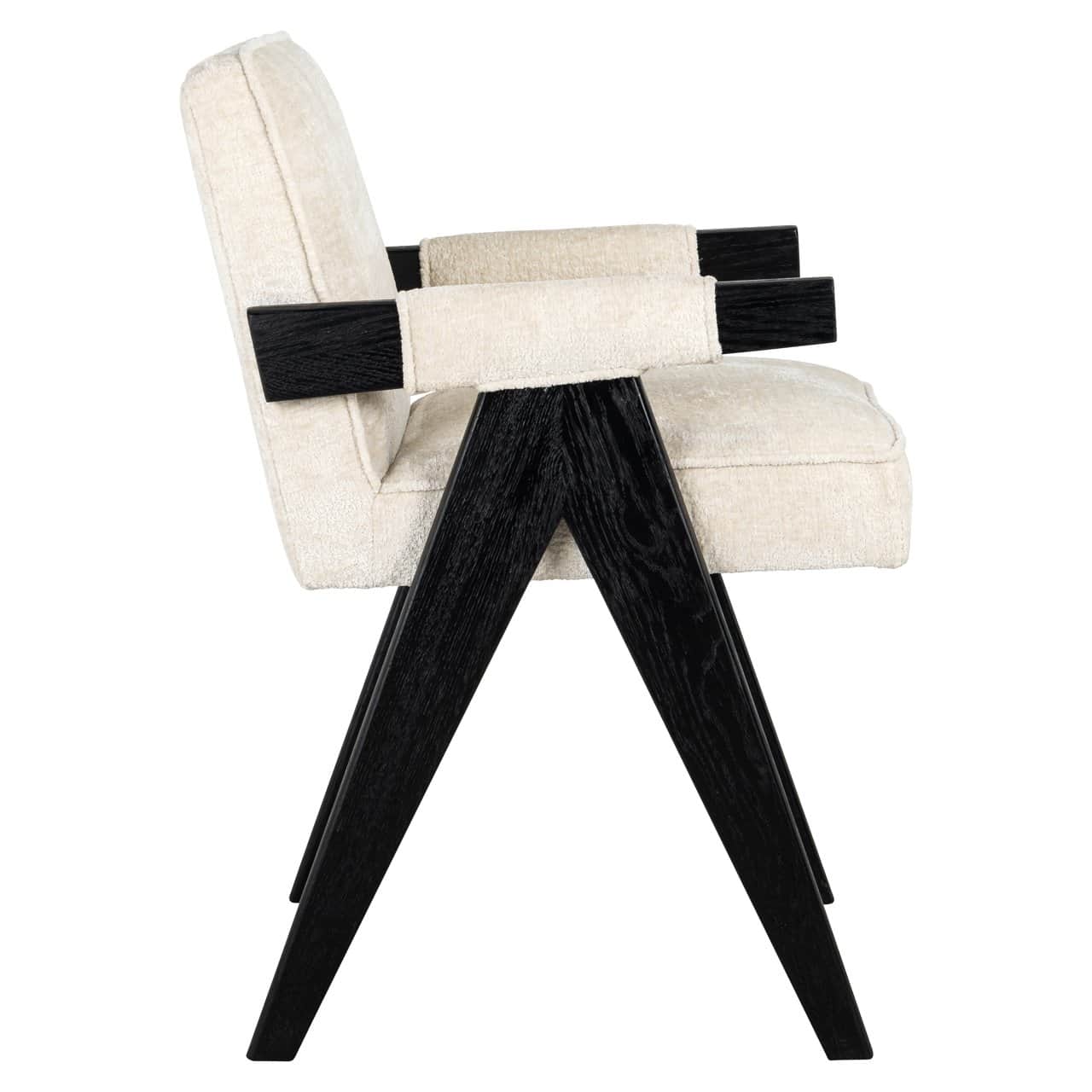 Krēsls Cooper Richmond Interiors 56/84/61 cm balts chenille