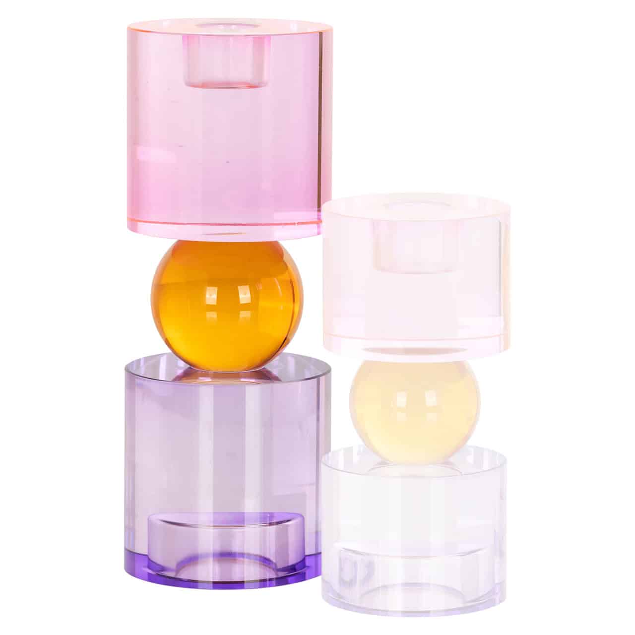 Svečturis Zahra Richmond Interiors 21/8/8 cm purple - N1 Home