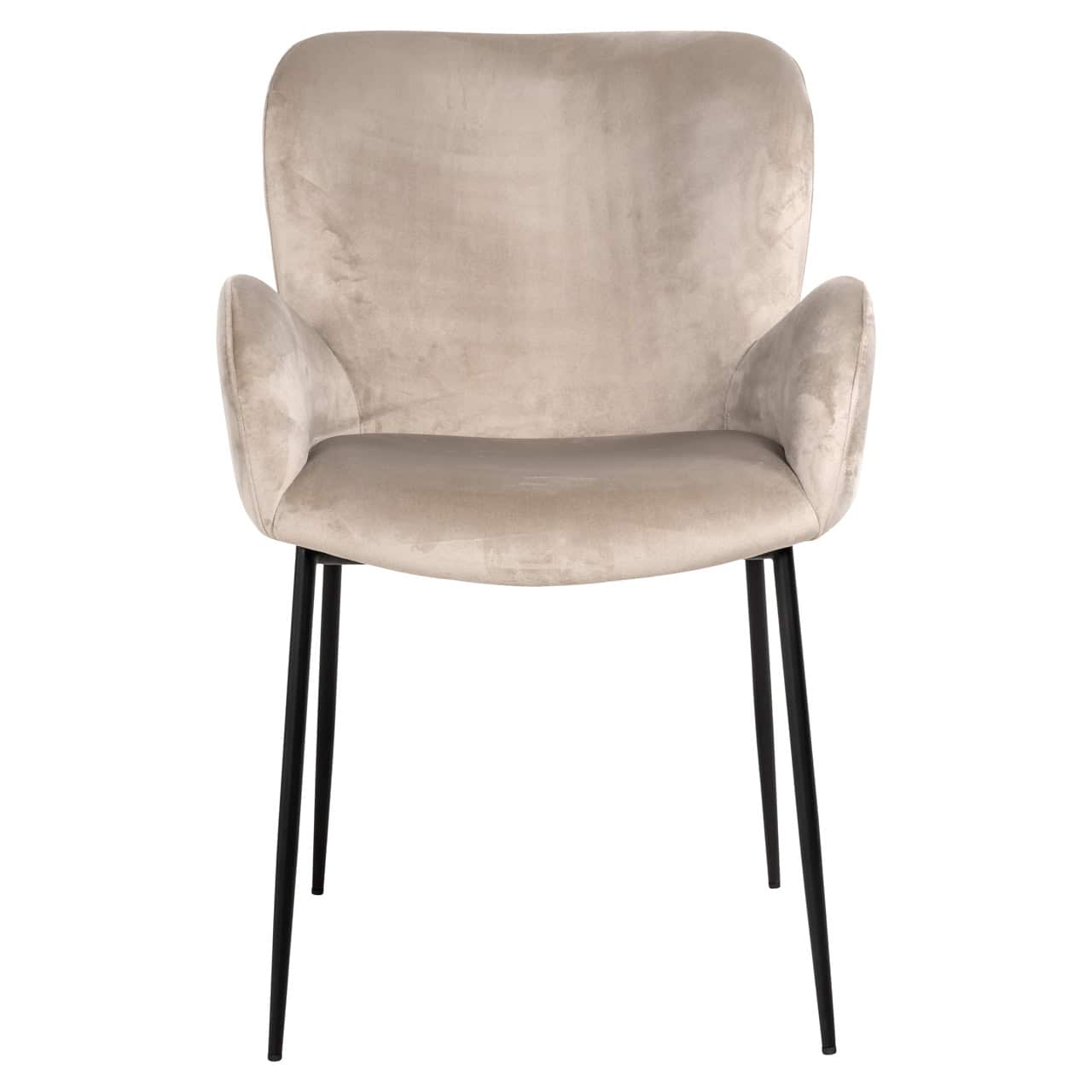 Krēsls Amber Richmond Interiors 57/85/63 cm khaki velvet fire retardant
