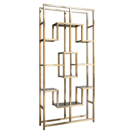 Vitrīna Magnus Richmond Interiors 108/230/29 cm brushed gold