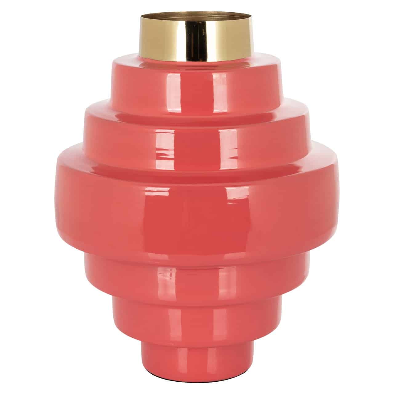 Vāze Akelei Richmond Interiors  25/25/31 cm rozā