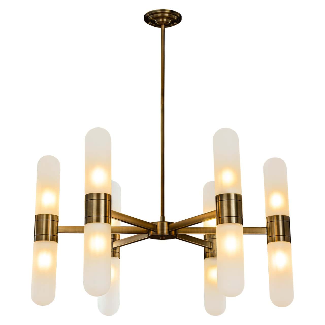 Griestu lampa Tricon Richmond Interiors 86/86/220 cm zelts