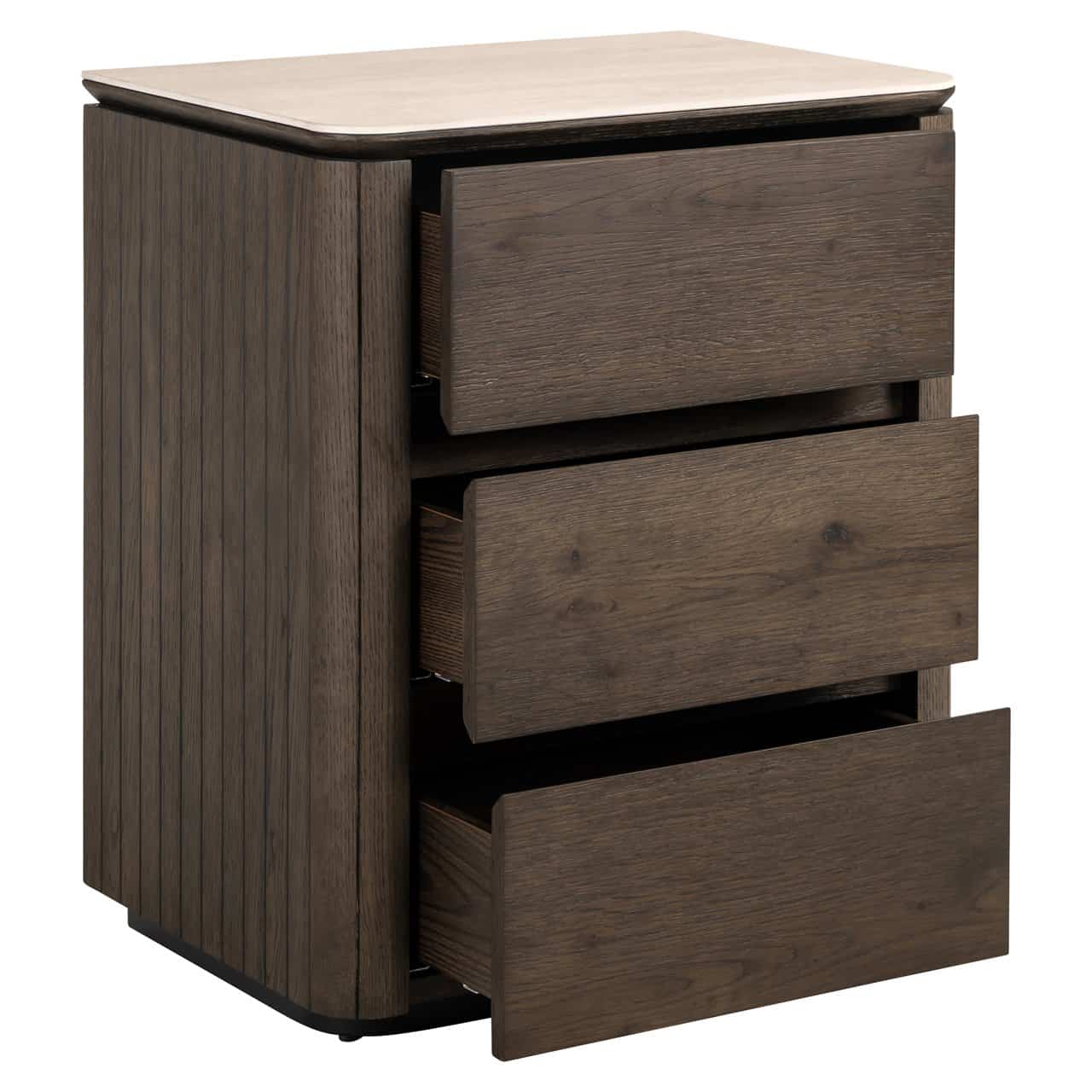 Naktsskapis Ritz Richmond Interiors 55/65/40 cm brūns