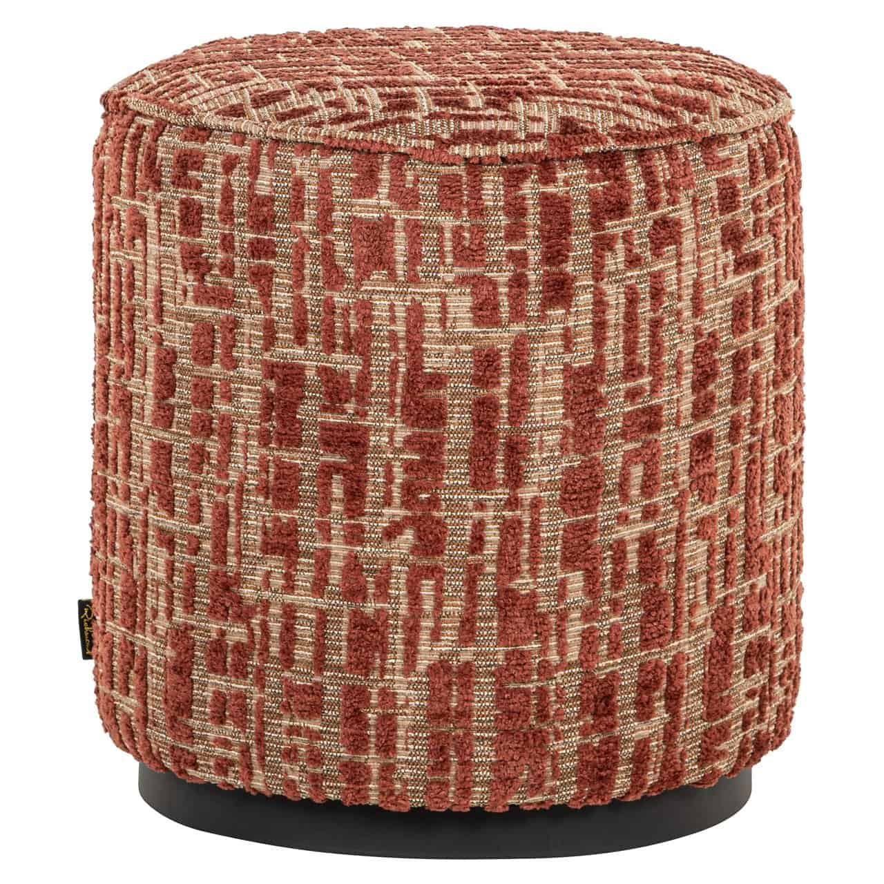 Pufs Lexie Richmond Interiors 45/47/45 cm terra