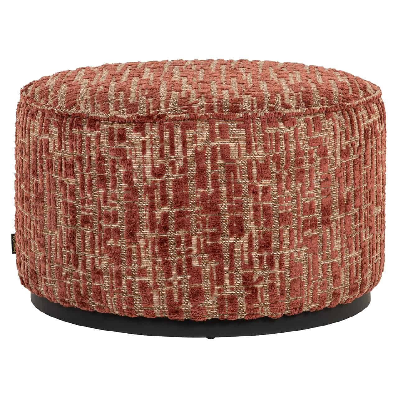 Pufs Lexie Richmond Interiors 70/70/43 cm terra