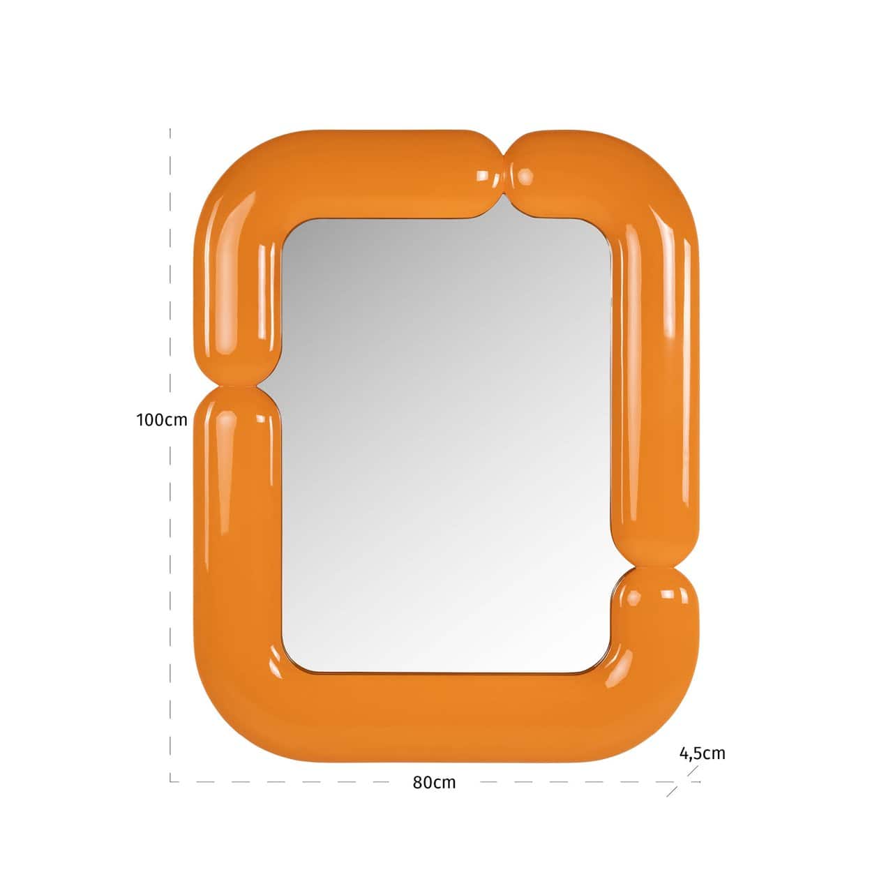 Spogulis Ayla Richmond Interiors 80/100/4 cm oranžs