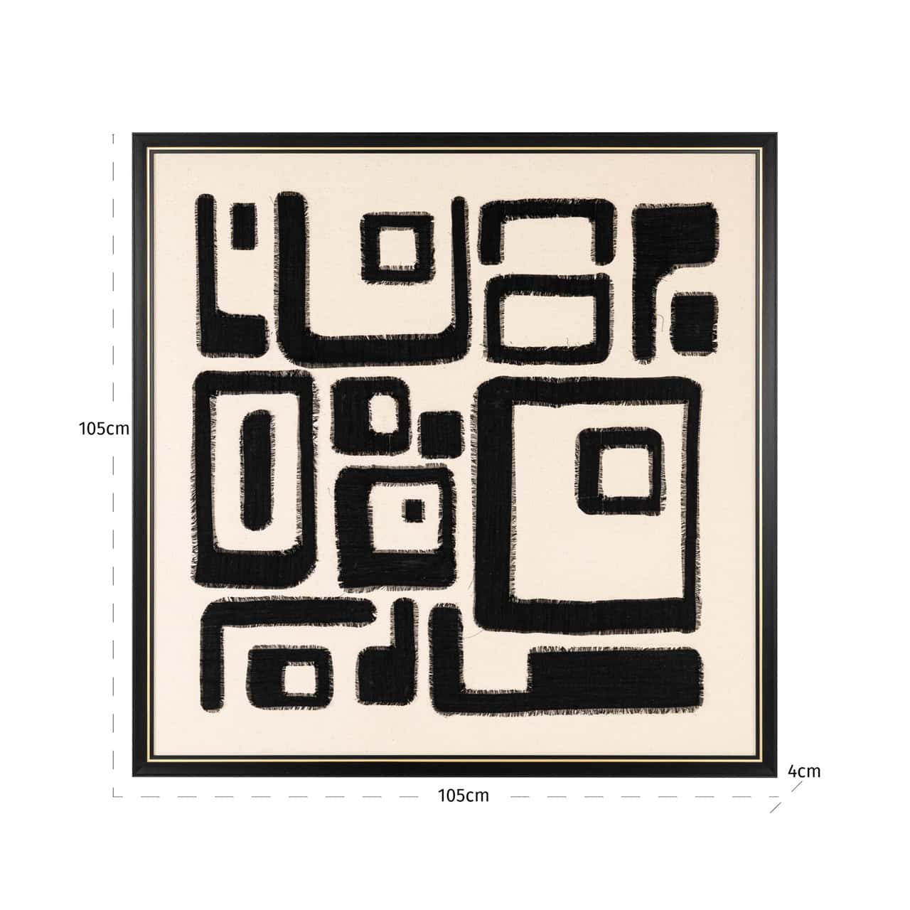 Sienas māksla Shanita Richmond Interiors 4/105/105 cm  melns/balts