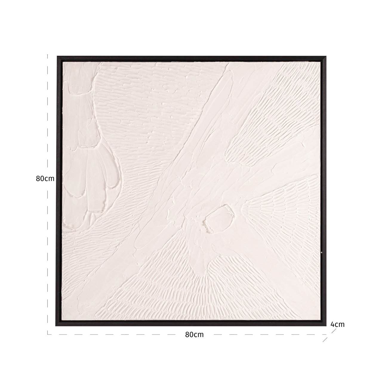 Sienas māksla Janey Richmond Interiors 4/80/80 cm melns/balts