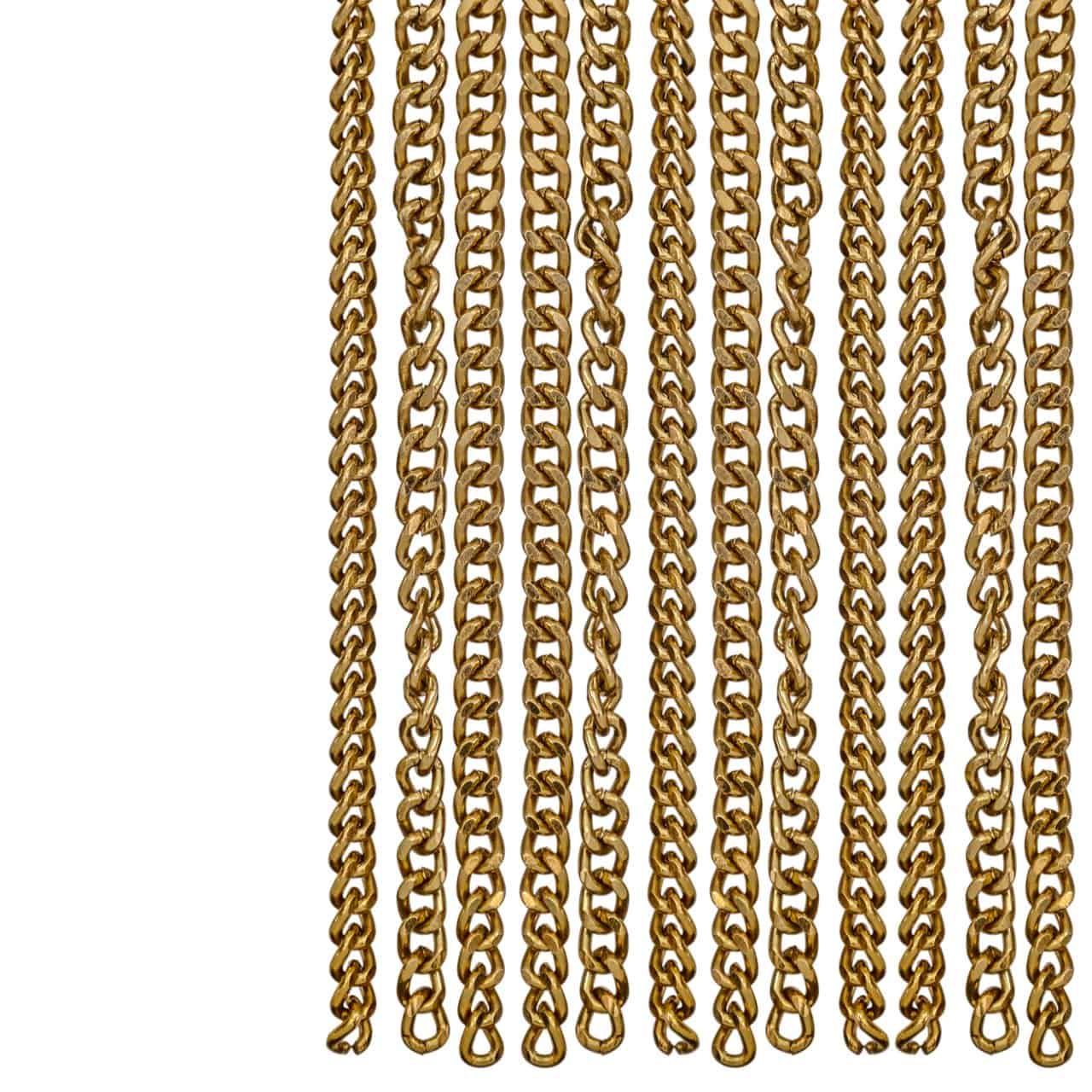 Dekoratīvs priekšmets Curtain Richmond Interiors 353/101/0,6 cm gold chain
