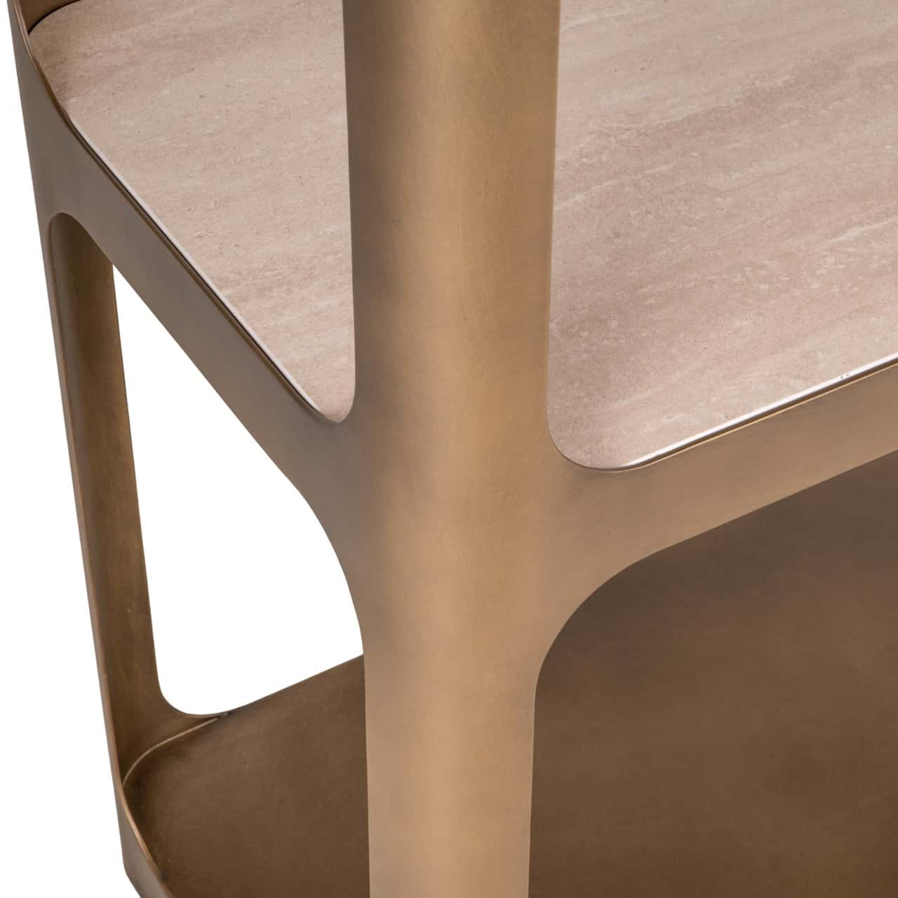 Vitrīna Claridge Richmond Interiors 100/210/40 cm gold antique