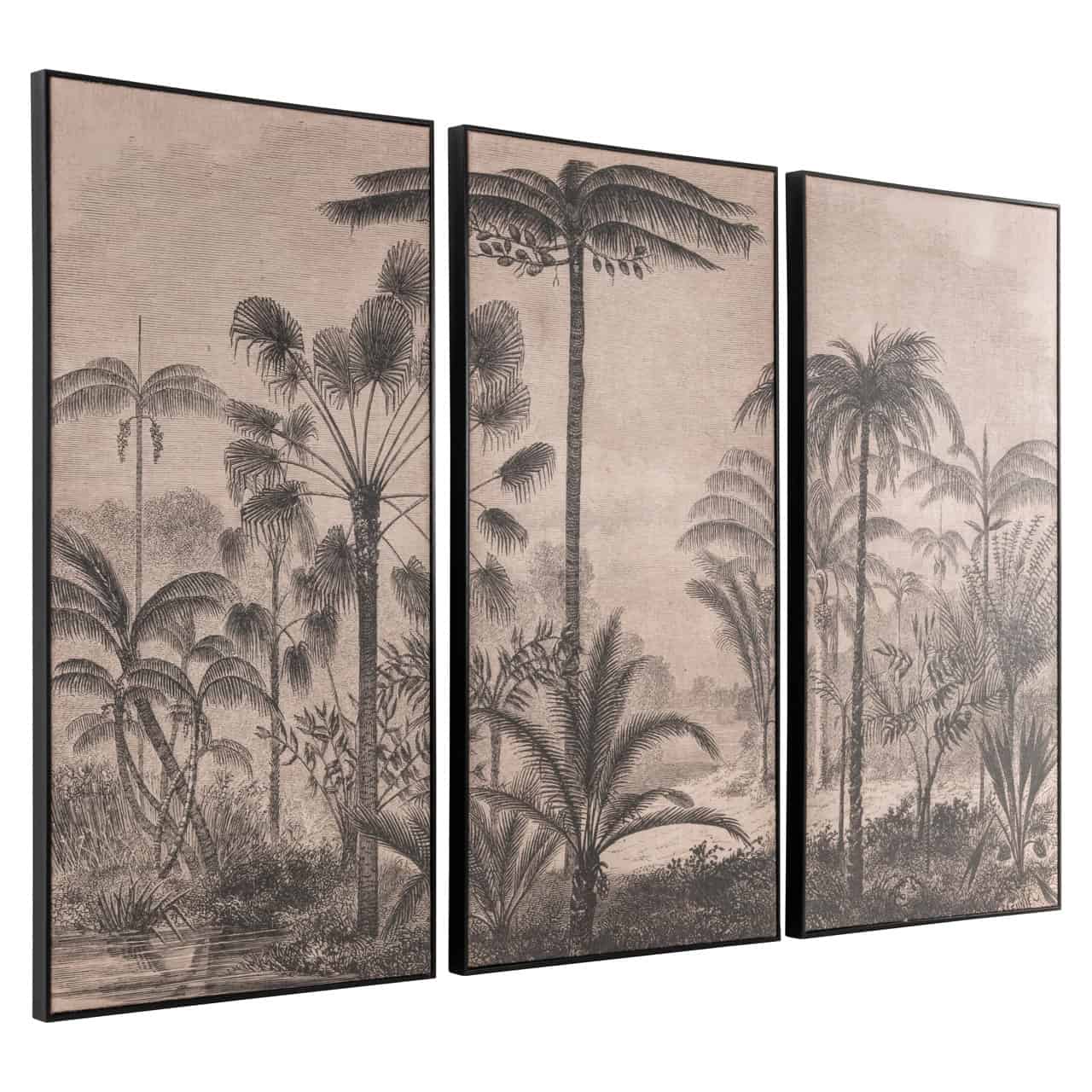 Sienas māksla Rhapsody(Set of 3) Richmond Interiors 4/180/120 cm brūns