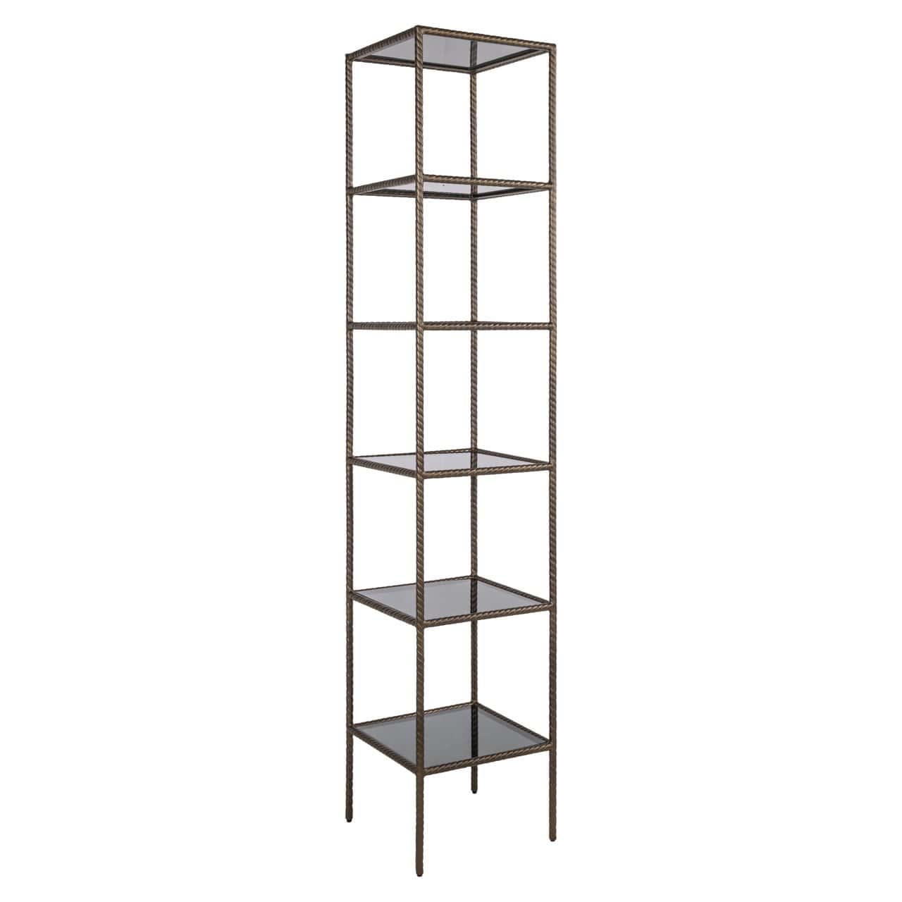 Vitrīna Sheridon Richmond Interiors 40/200/40 cm zelts