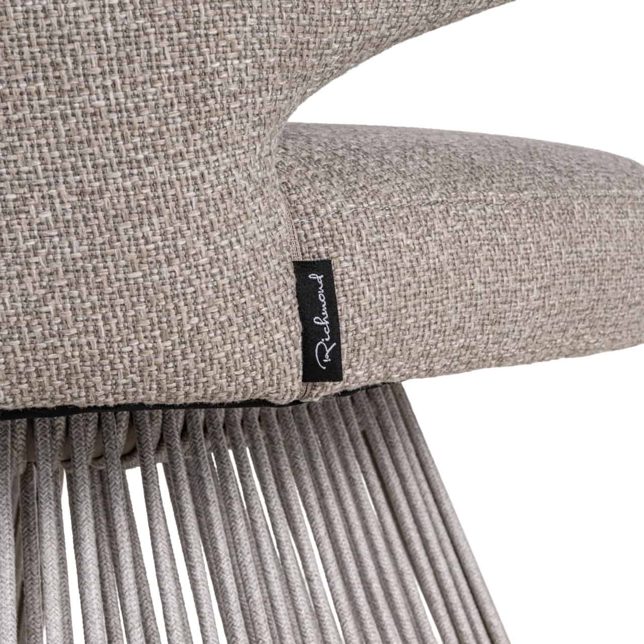 Āra ēdamistabas krēsls Nuba Richmond Interiors 58/64/81 cm greige alpine