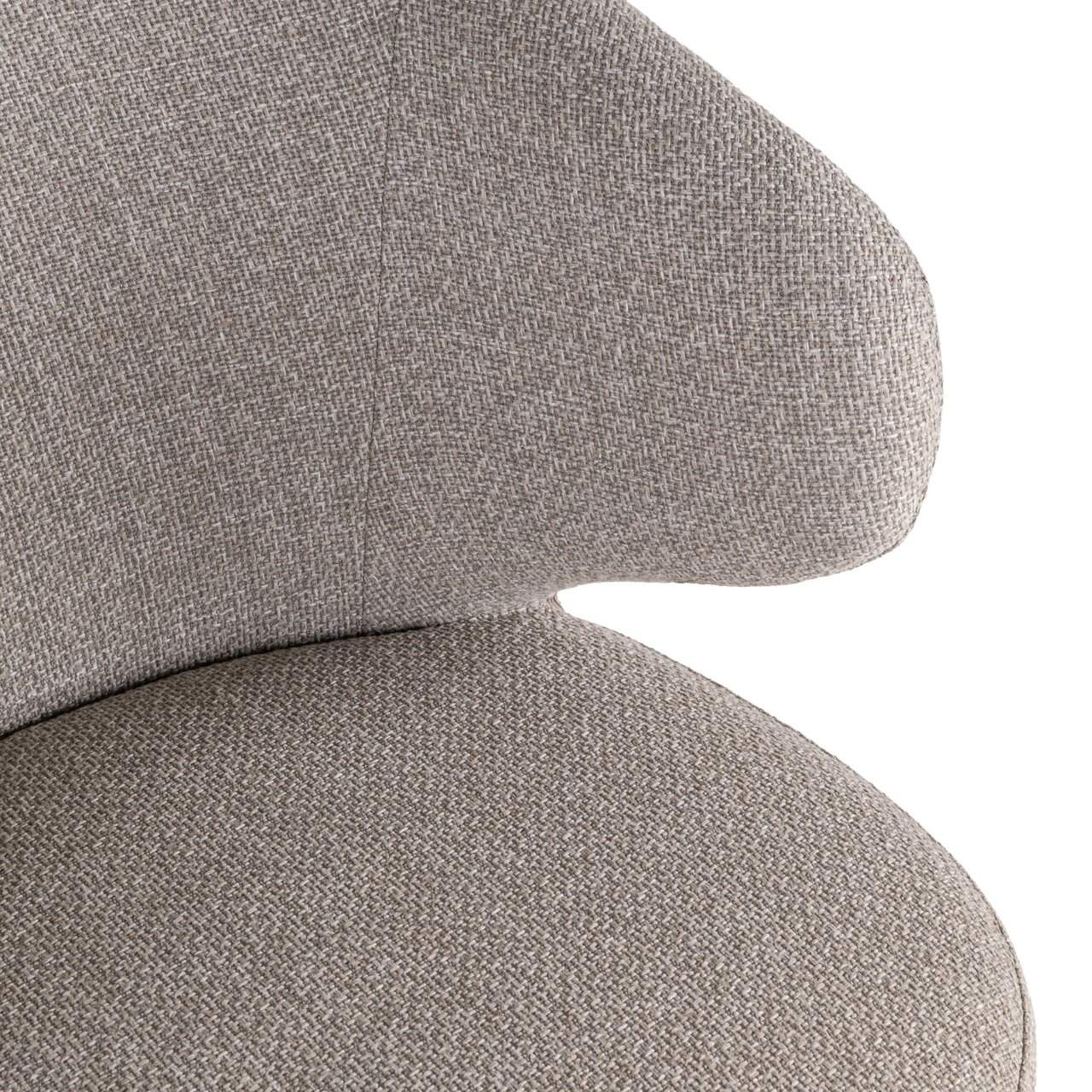 Āra ēdamistabas krēsls Nuba Richmond Interiors 58/64/81 cm greige alpine