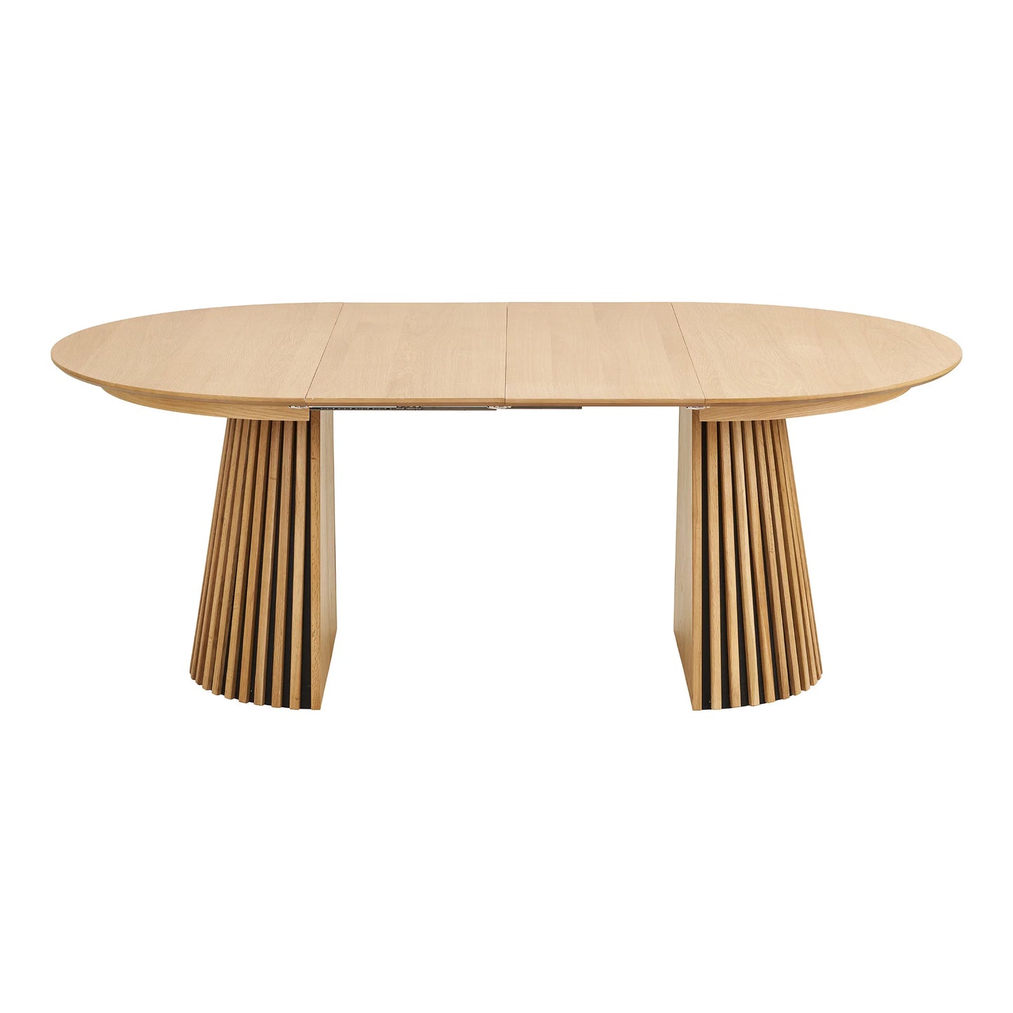Ēdamgalda komplekts Osara 120/120-160-200/75 cm ozols/melns