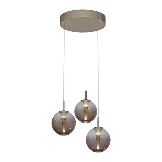 Piekaramā lampa PURE E-Infinity 50/240/50 cm bronza