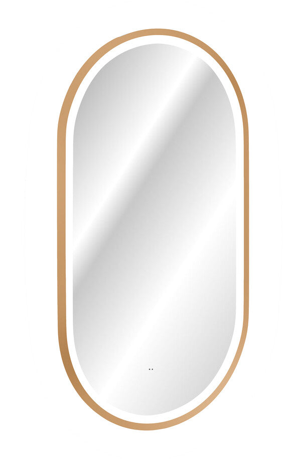 Spogulis ar LED Appo 50/90/4 xm zelts - N1 Home