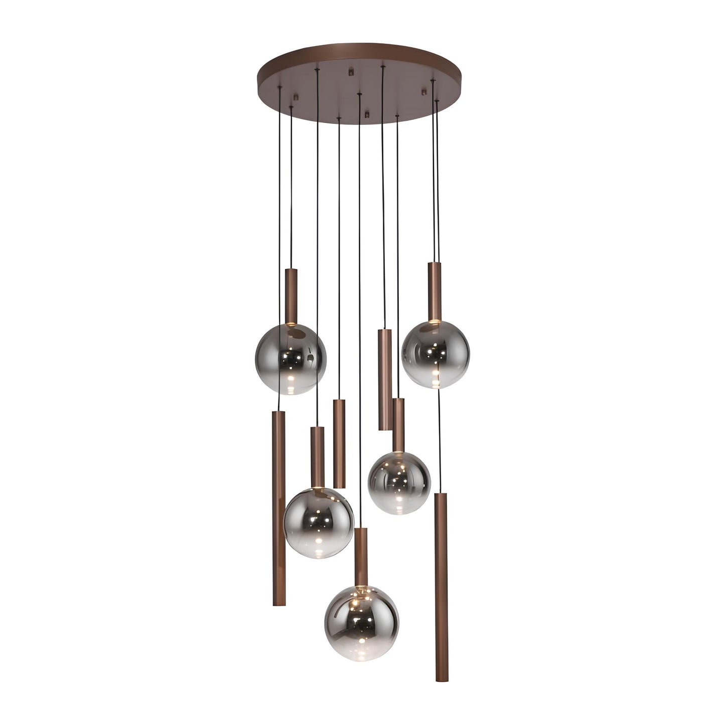 Piekaramā lampa BOWL 180/63/63 cm brūns