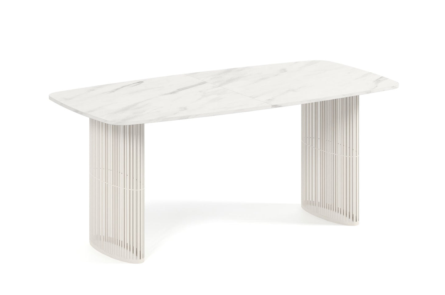 Galds Arco 160;180;200/76/90 cm Marmur bianko/kašmirs