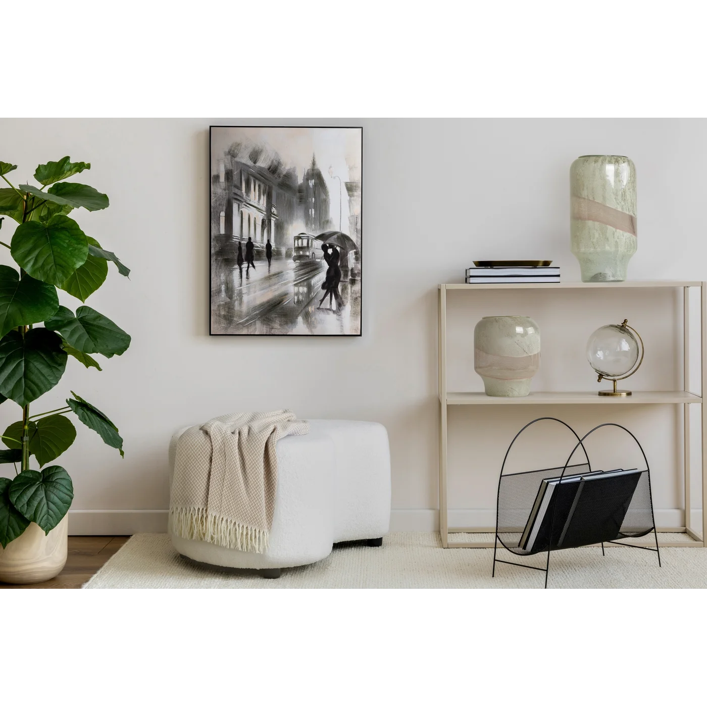 Glezna City 60/80 cm pelēks - N1 Home