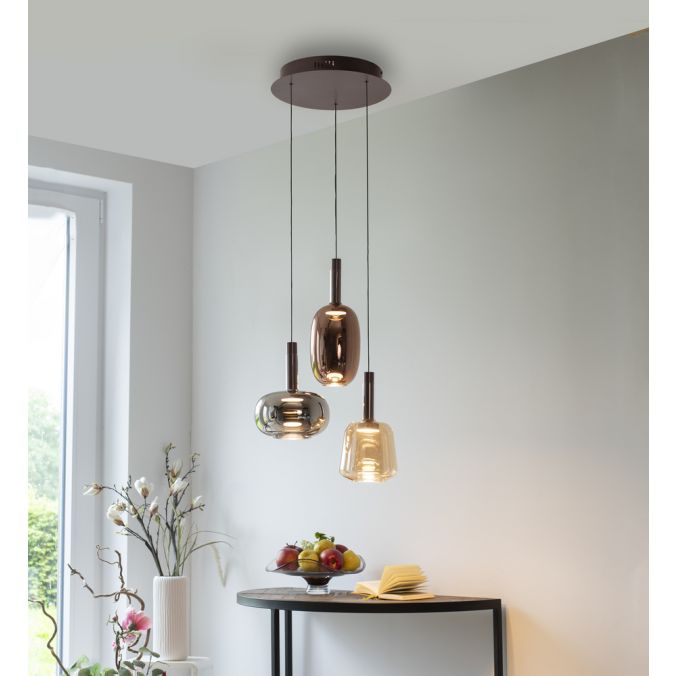 Piekaramā lampa Irides 200/43/43 cm brūns