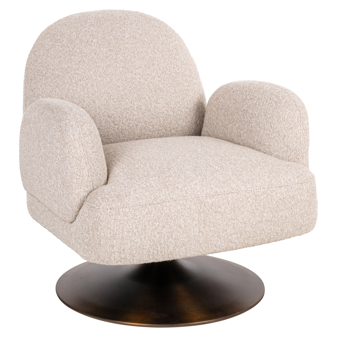Krēsls Kagney Richmond Interiors 76/77/77 cm biscotti swivel