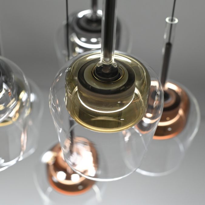 Piekaramā lampa Q-KON 200/50/50 cm melns