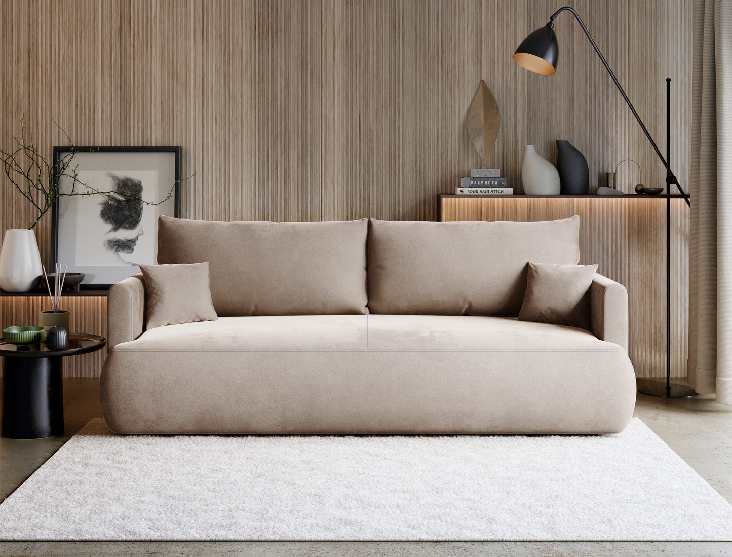 Dīvāns Ovors 226/90/97 cm Castel 15 - N1 Home