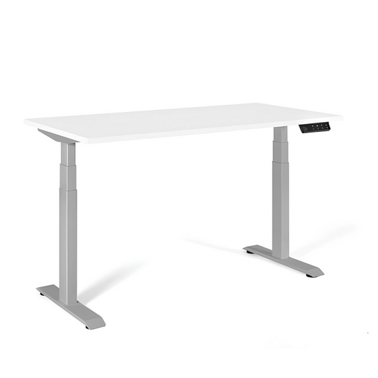 Galds Aktiva I 140;160/70 cm pelēks/balts - N1 Home