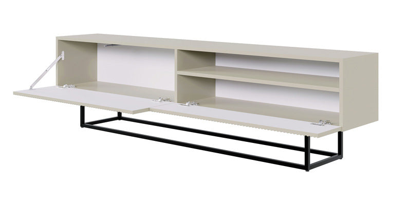 TV skapis Velda A 175/46/31 cm bēšs/melns