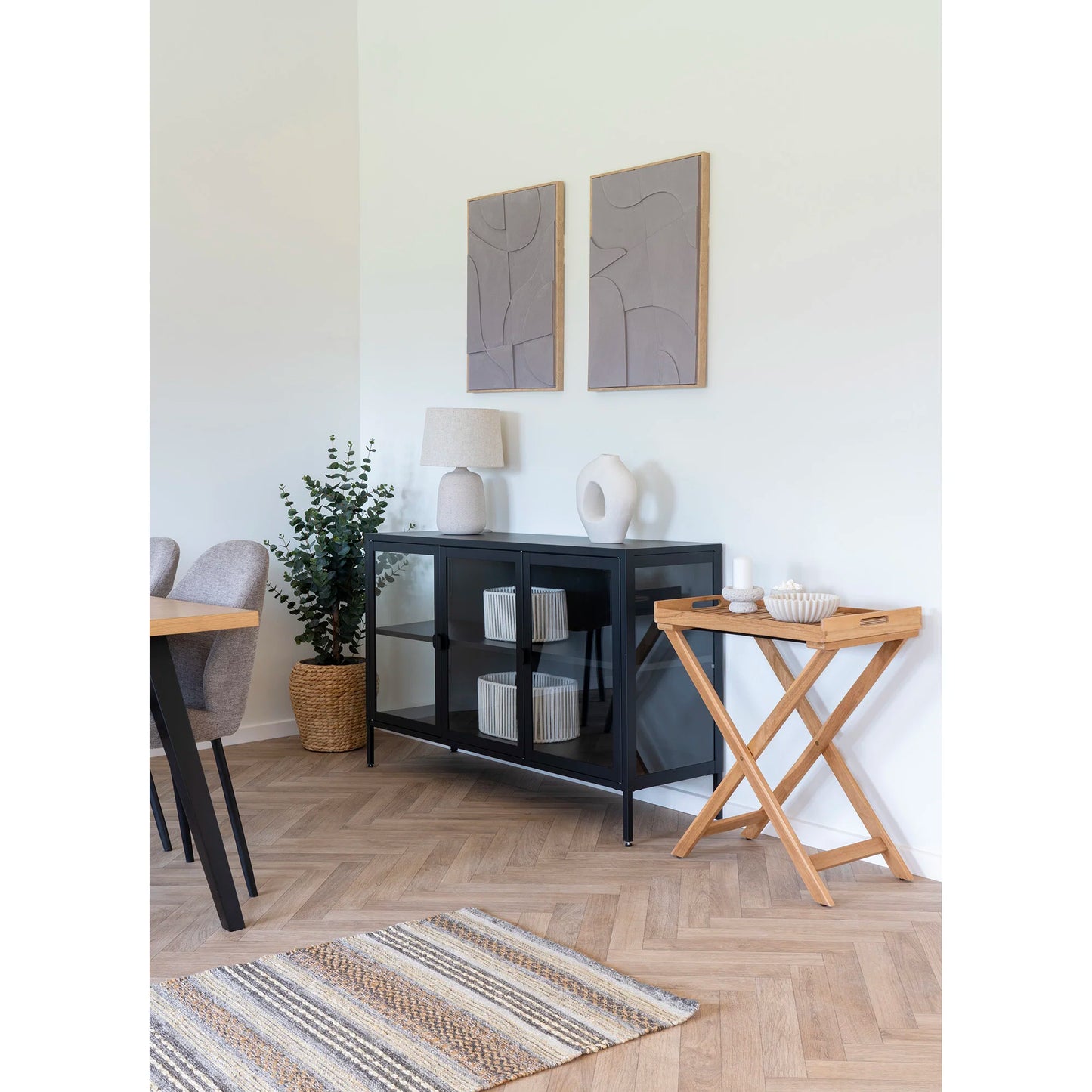 Kumode Bris 140/40/85 cm balts